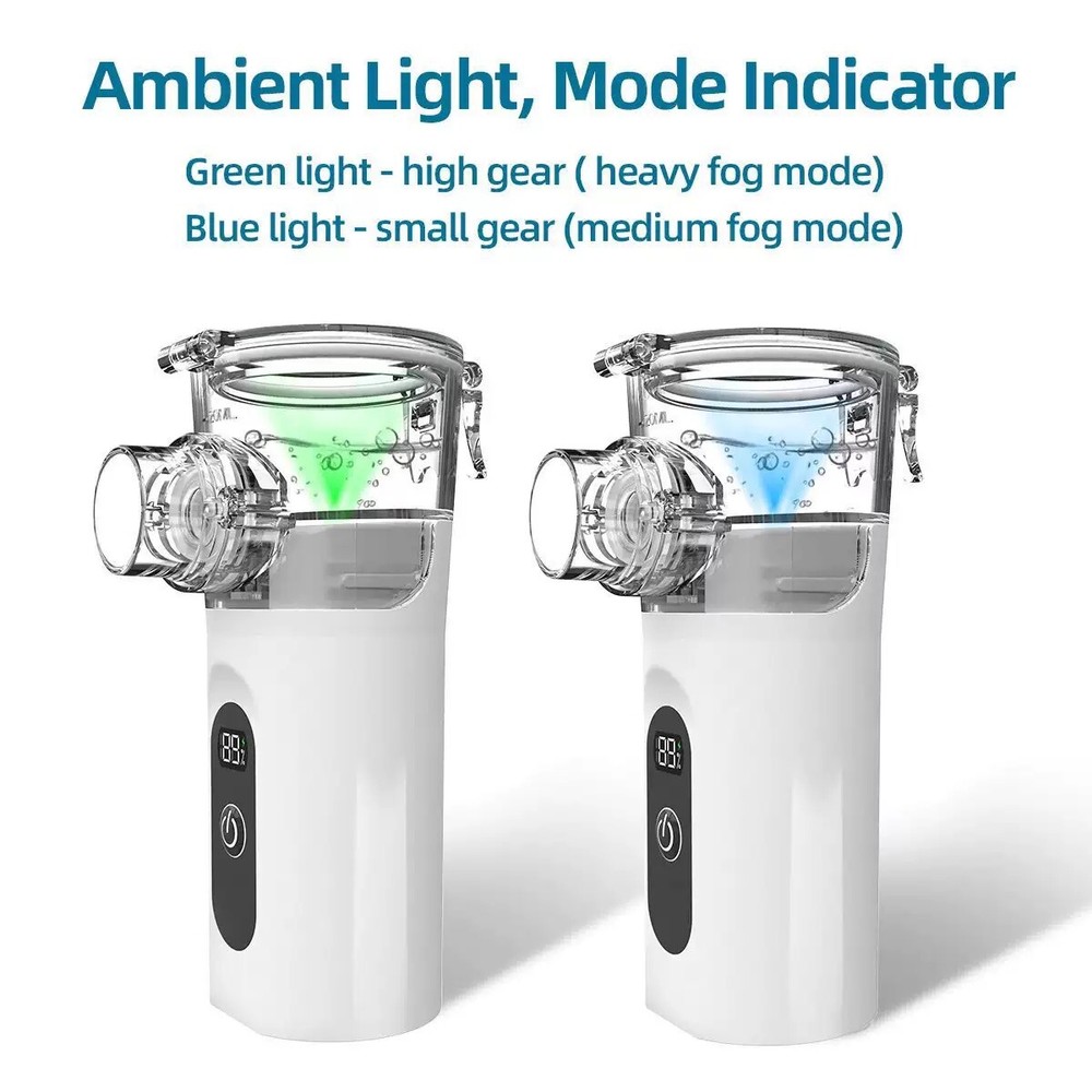 Smart Digital Handheld Treatment Inhaler Inhalation Humidifier-LCD
