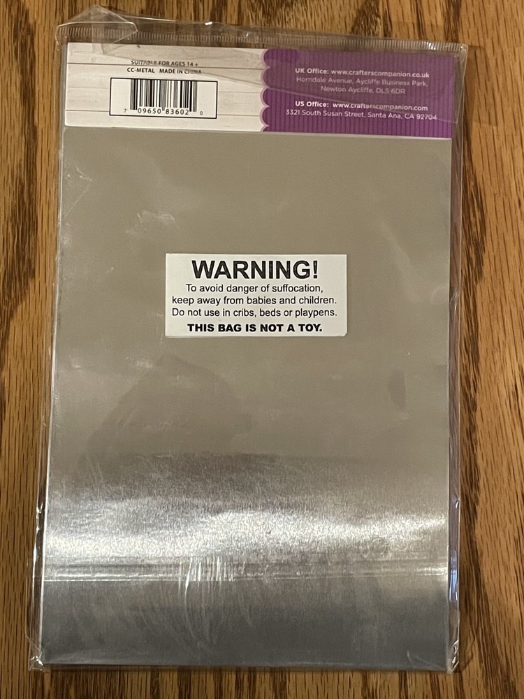 Crafter's Companion Craft Metal Sheets 20 Sheets