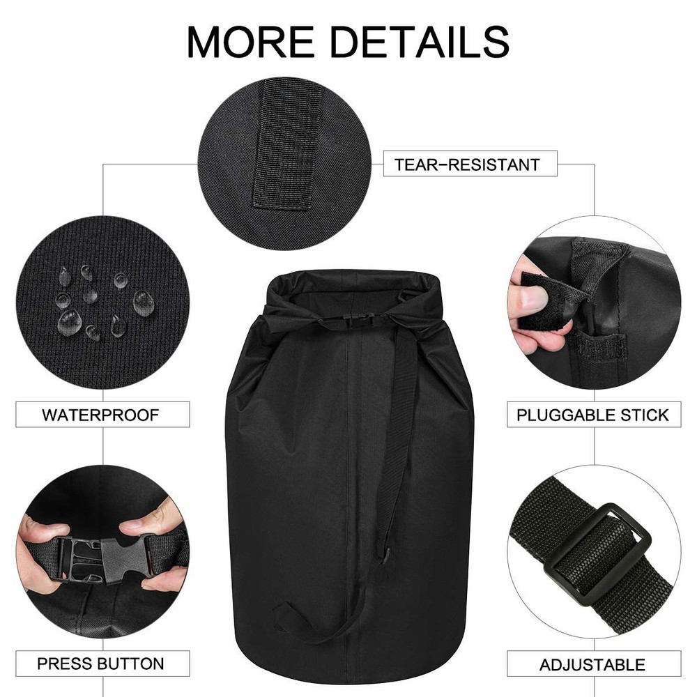 Extra Large Foldable Laundry Bag Laundry Basket Collapsible Laundry Hamper Backp