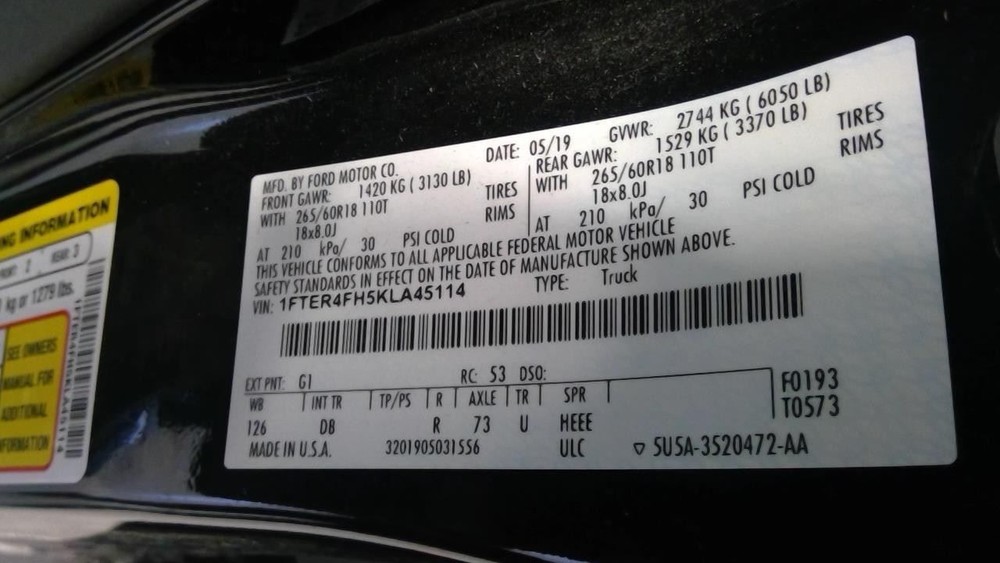 RANGER 2019 Battery Tray 1900672
