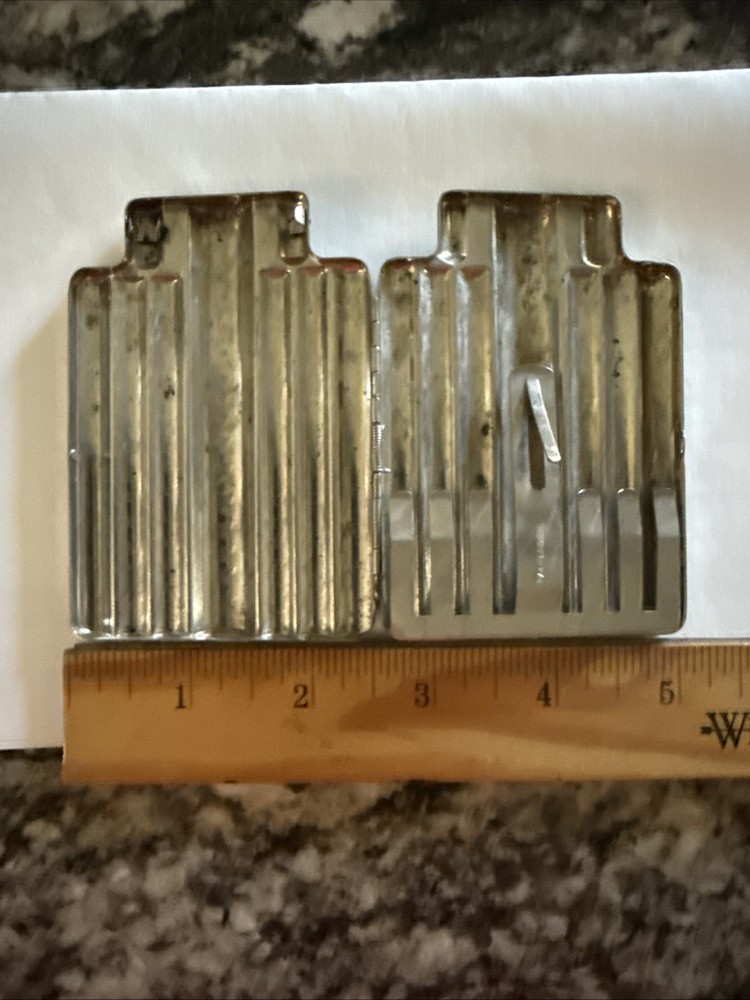 German Silver Art Deco Admiral Syringe Holder