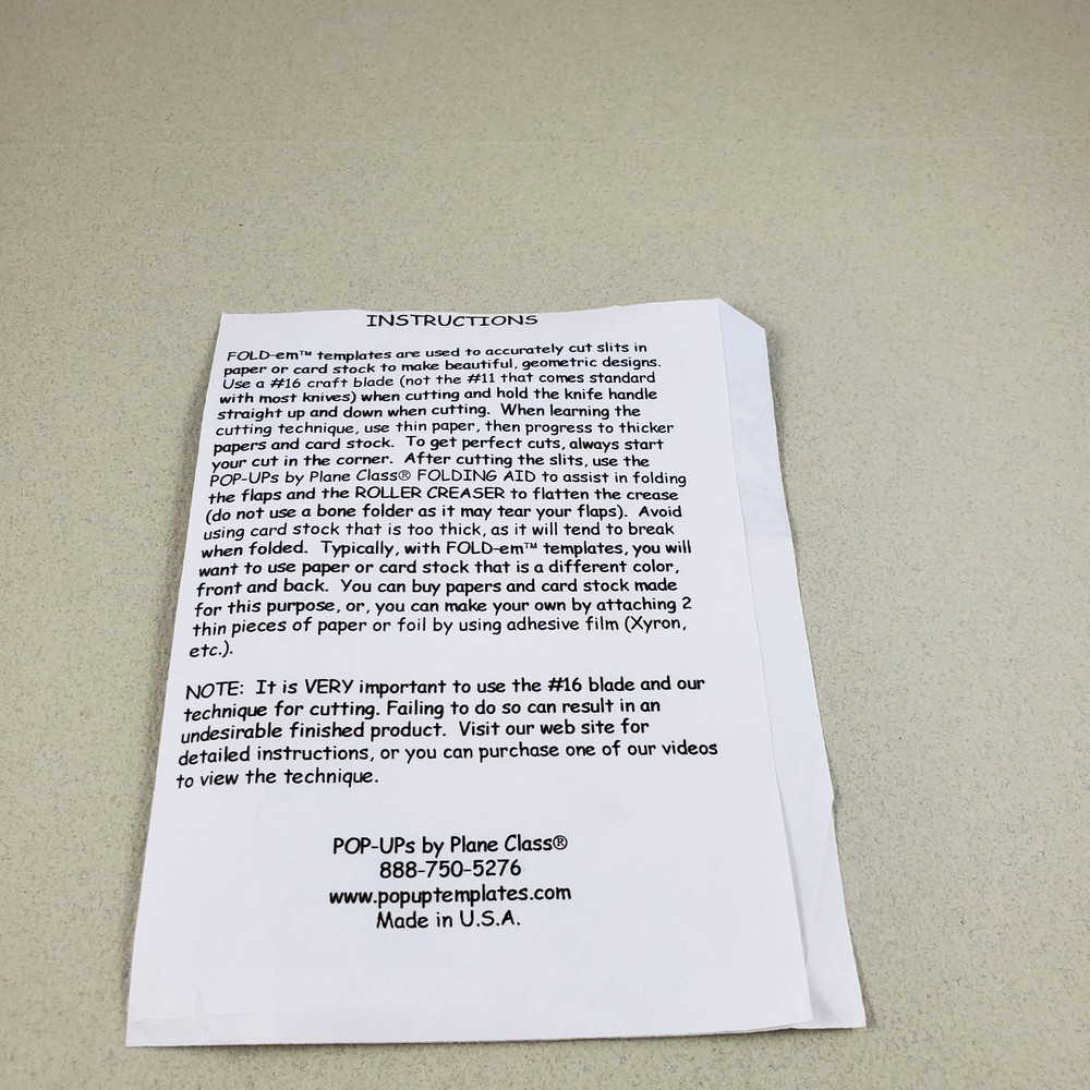 Popups-Fold-Em-Template #10