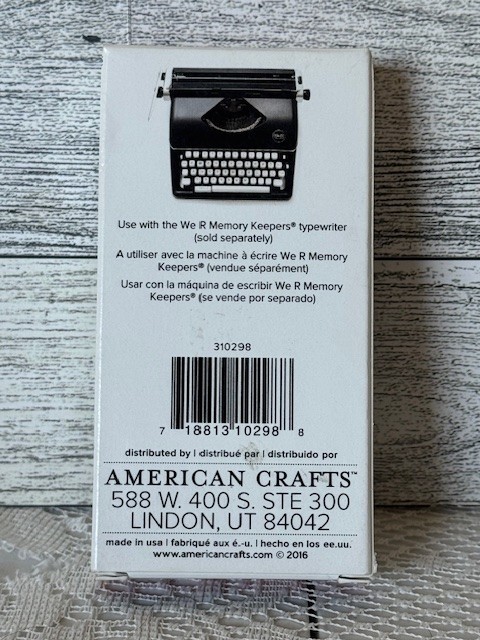 We R Memory Keepers Typecast Typewriter Ribbon RED NEW #310298