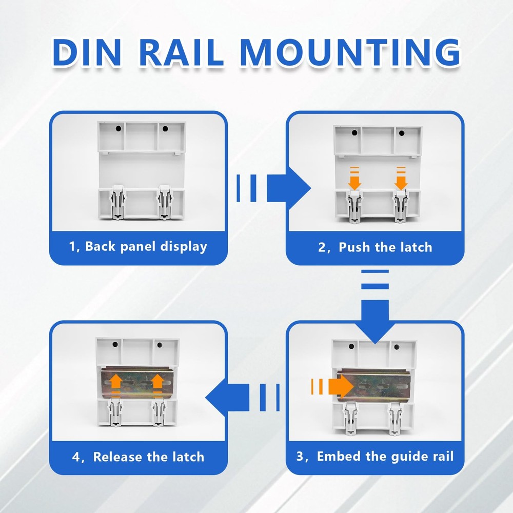 63A AC110V/120V 3-Phase Automatic Transfer Switch with 4 Digits LED...