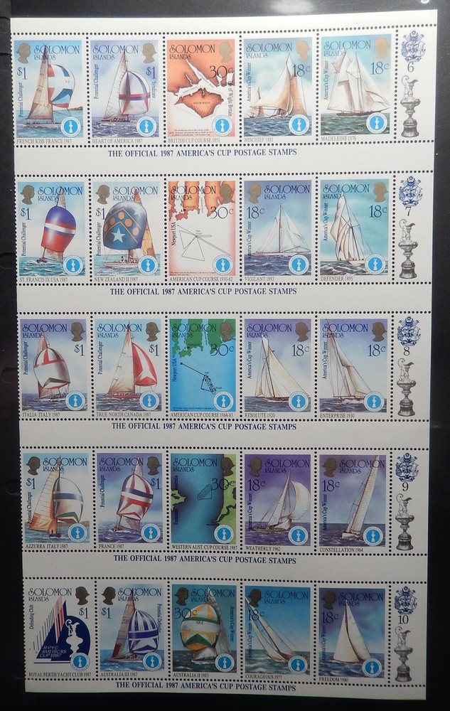 Solomon Is. Scott #569-579, B3, Mint OG Never Hinged