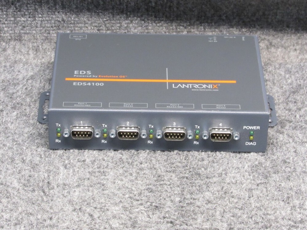 Lantronix Model EDS4100 4-Port Terminal Enterprise Device Server *Tested*