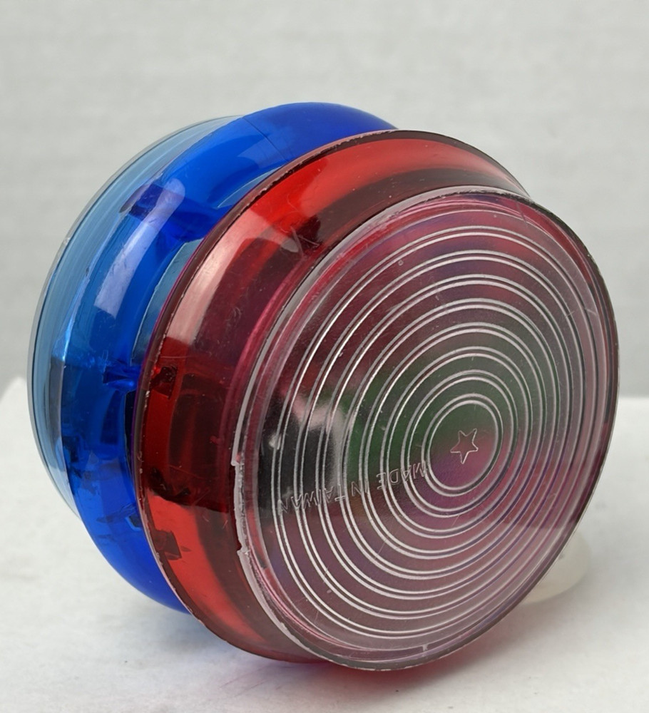 Vintage Light Up Yo-Yo, Red / Blue - Tested And Working