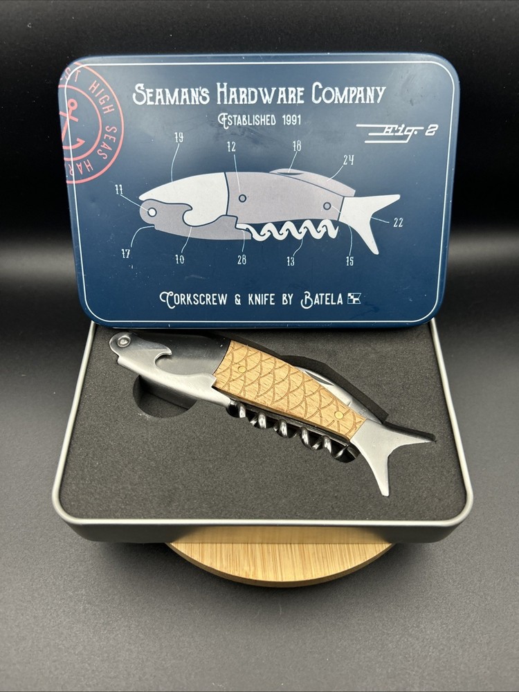 Seaman’s Hardware Company Corkscrew & Knife By Batela