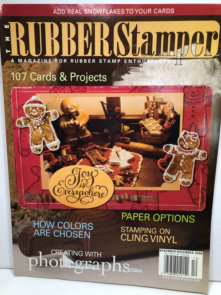 THE RUBBER STAMPER Magazine 2006 & 2007 - 9 Issues