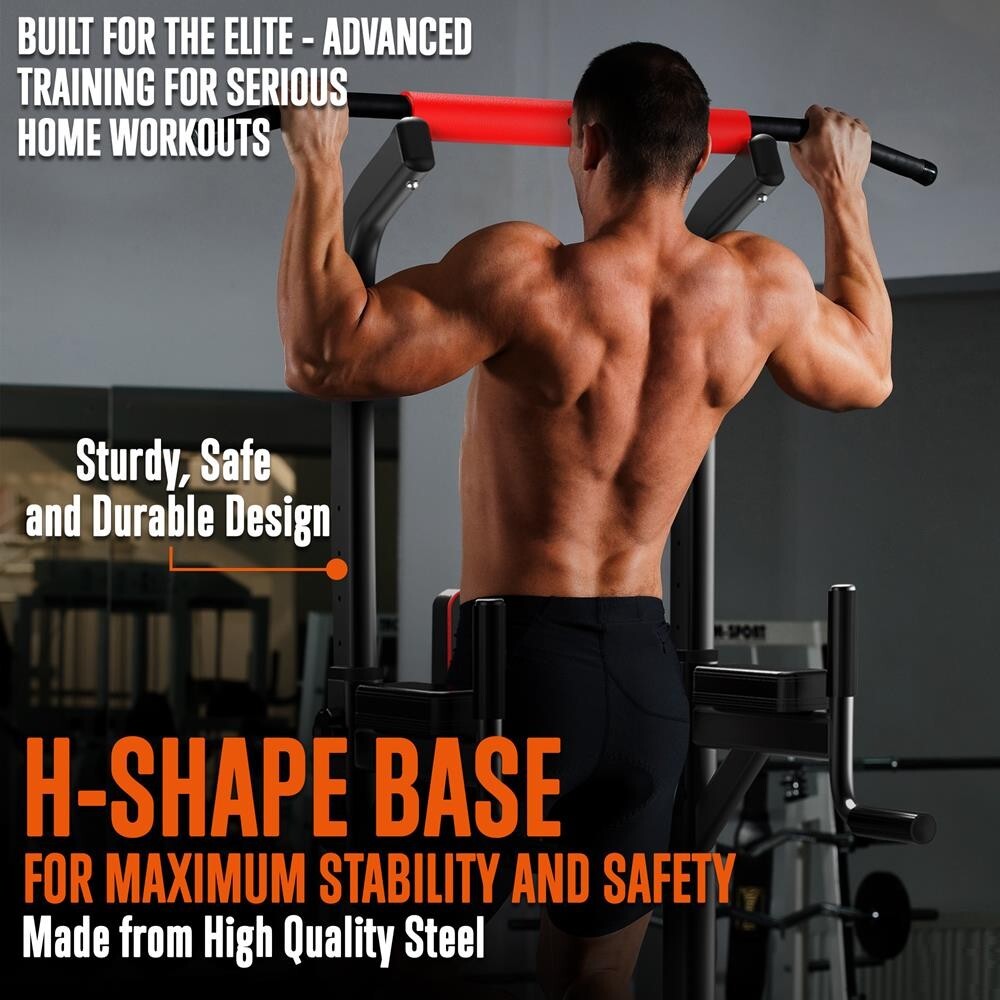 SQUATZ Pull-Up Workout Station for Home Gym Strength Training