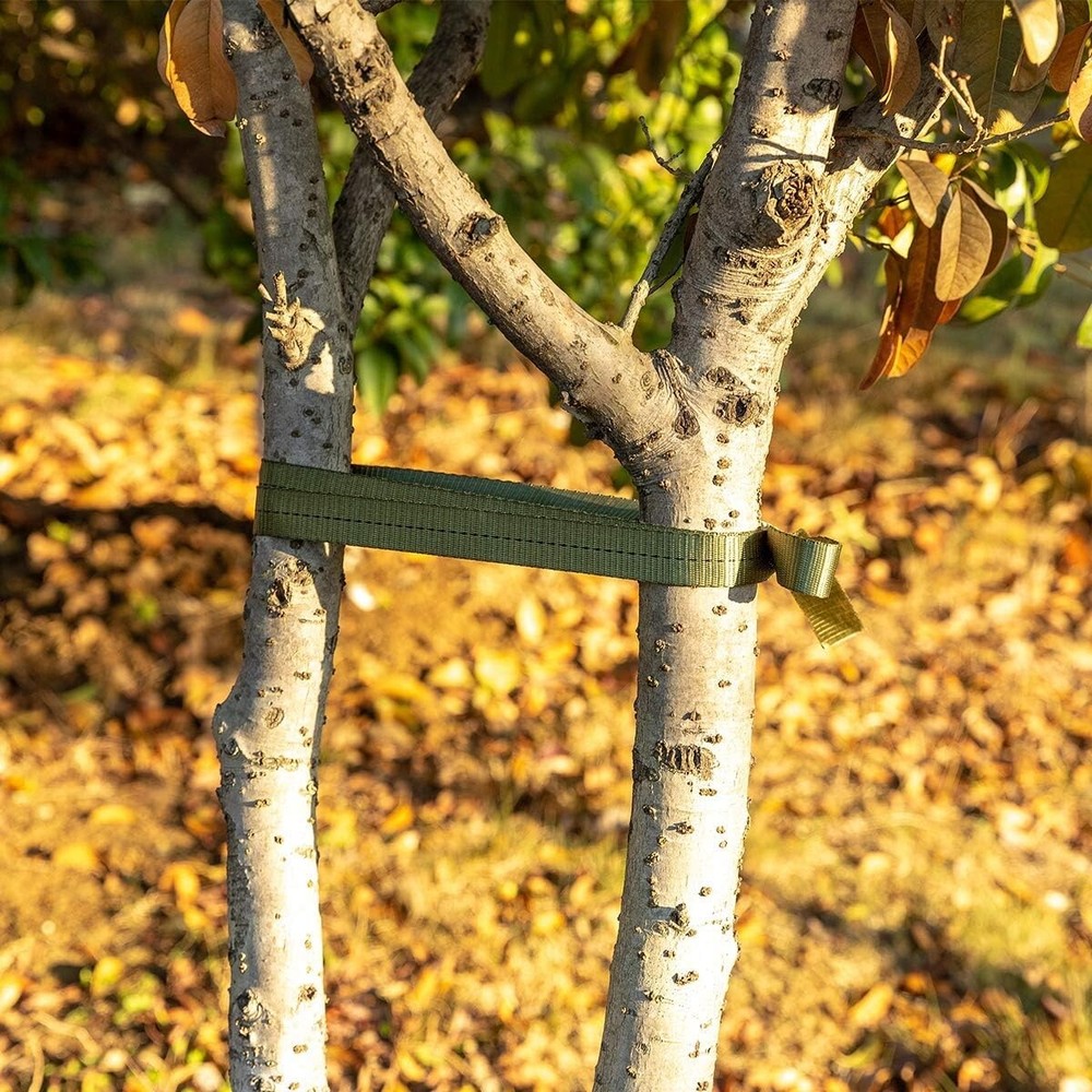 Secure 2,425 lbs Tree Tie Straps - 1 Inch Wide for Effective Storm Protection