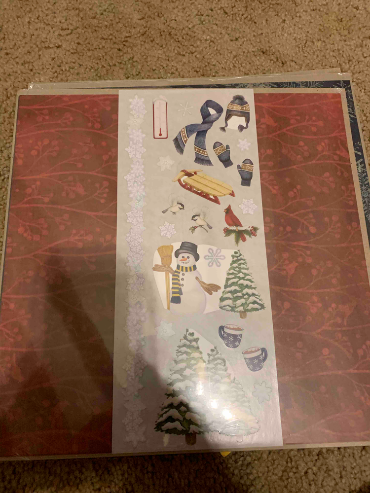 Creative Memories 12×12 Additions Winter NIP 5 varieties