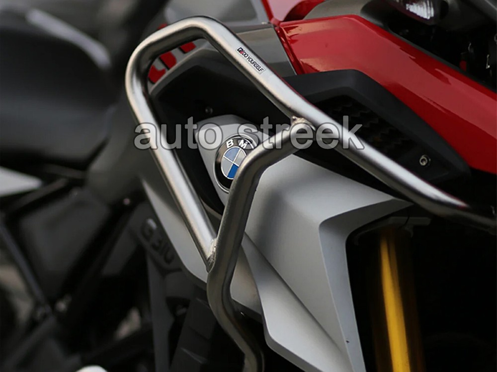 For BMW G310 GS UPPER CRASH GUARD PAIR SILVER
