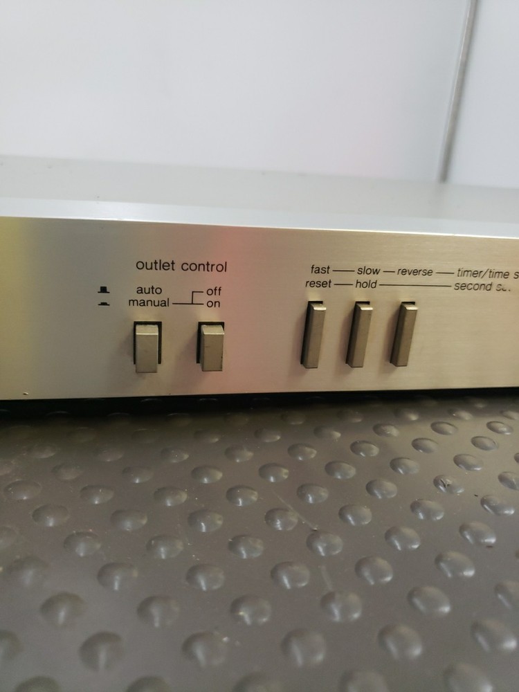 Vintage Silver Technics Audio Digital Timer SH-4020 Japan Tested & Working