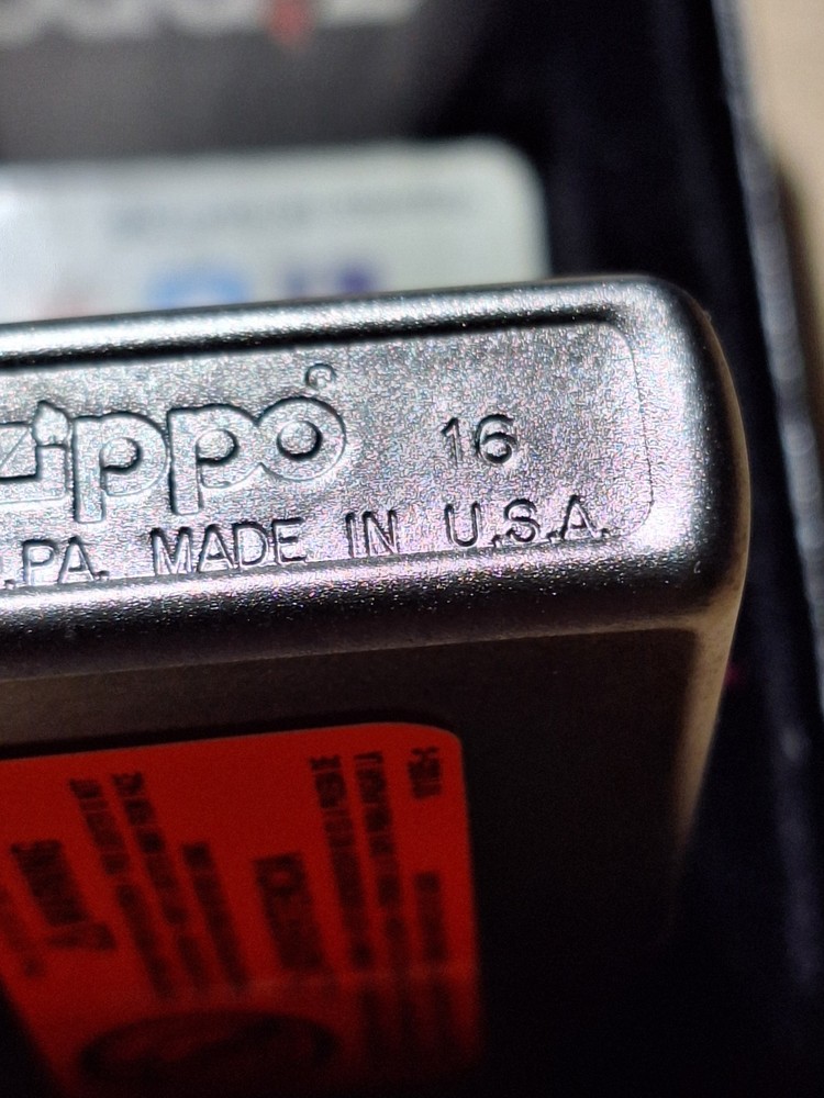 Zippo Lighter 206 regular satin chrome