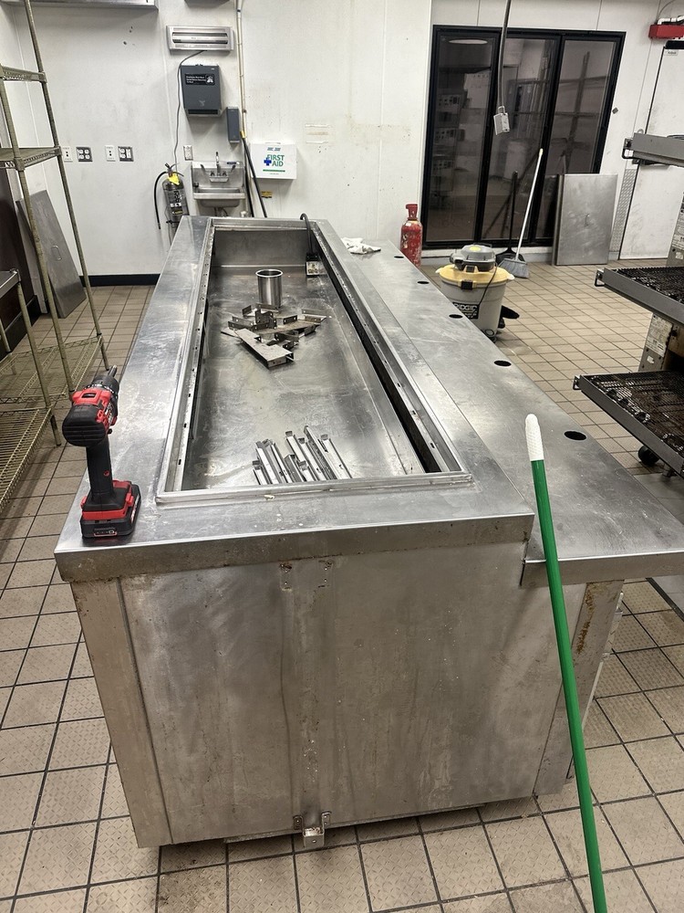 Middleby Marshall PS570G Triple Stack Pizza Oven Conveyor And Make Table