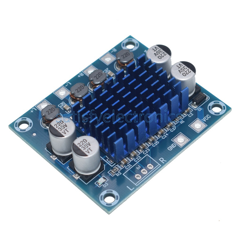 2*30W DC 8-26V 2 Channel Digital Audio Power Amplifier Board Audio Module