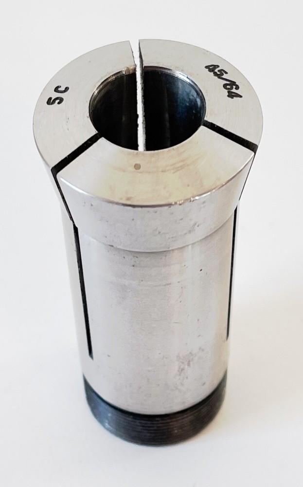 45/64" 5C Round Collet External & Internal Threads 0.7031"