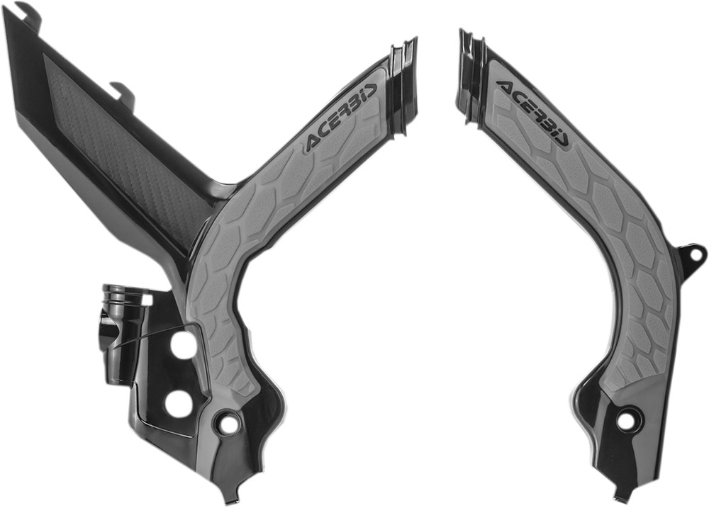 Acerbis X-Grip Frame Guards Black/Silver 2733441001