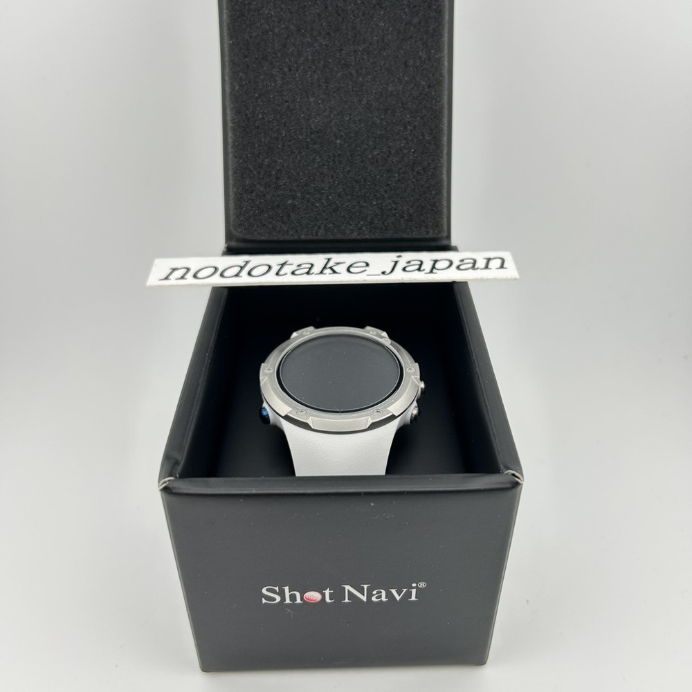 ShotNavi Evolve PRO White Wristwatch type GPS golf navigation