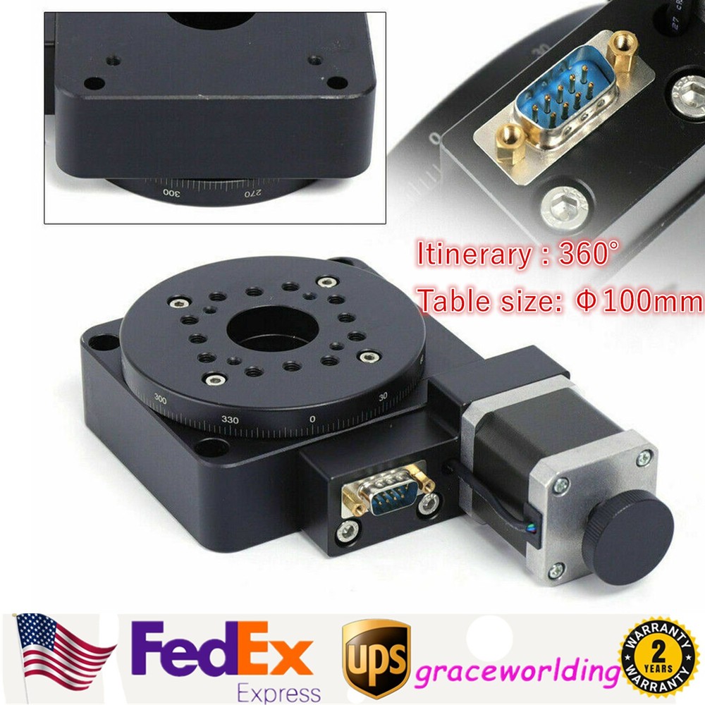 360?? Motorized Rotary Stage Electric Rotating PlatFitm  Optical Motorized Stage