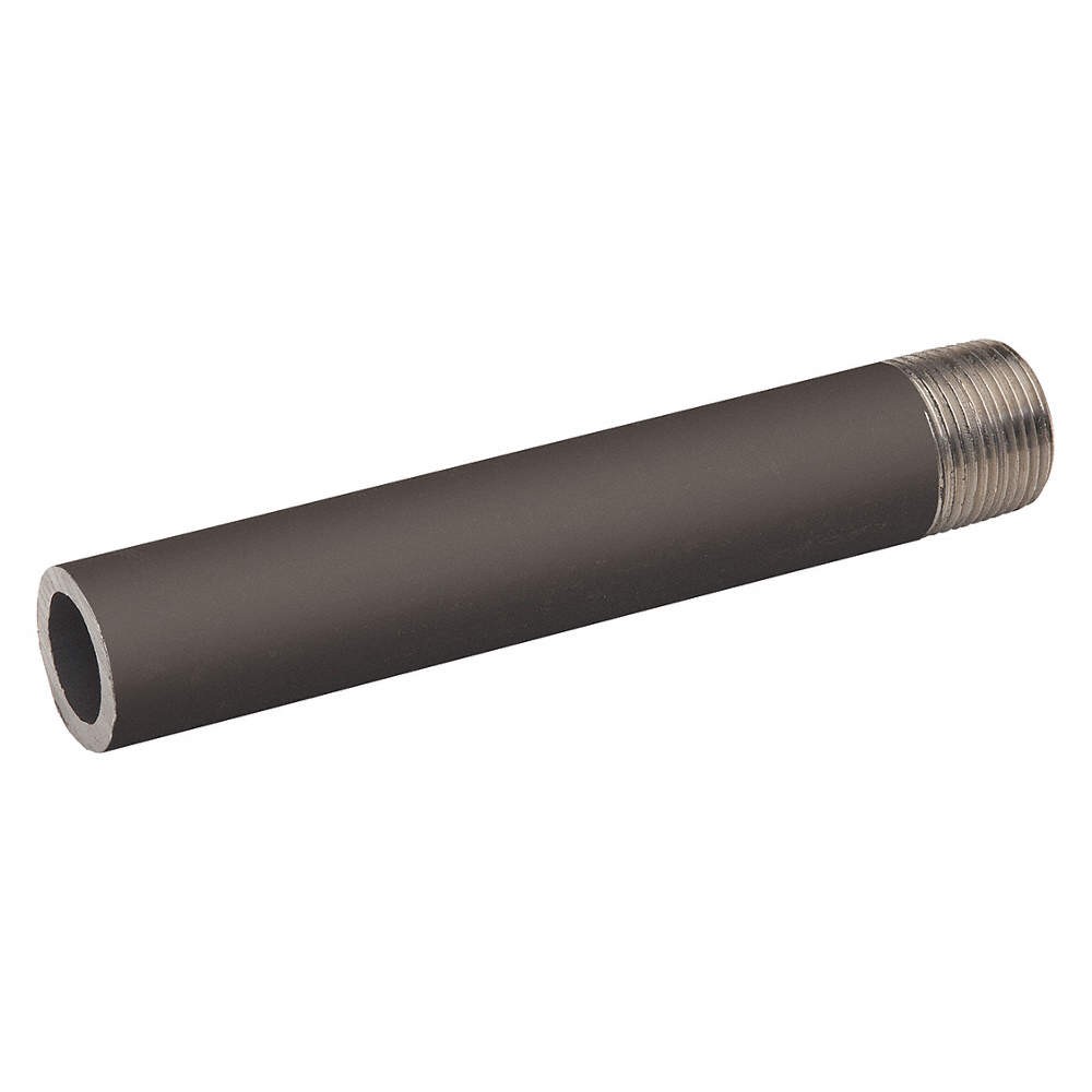 GRAINGER APPROVED 40504TSGR Black Pipe Npl,Threaded One End,3/4x3" 1CPN2