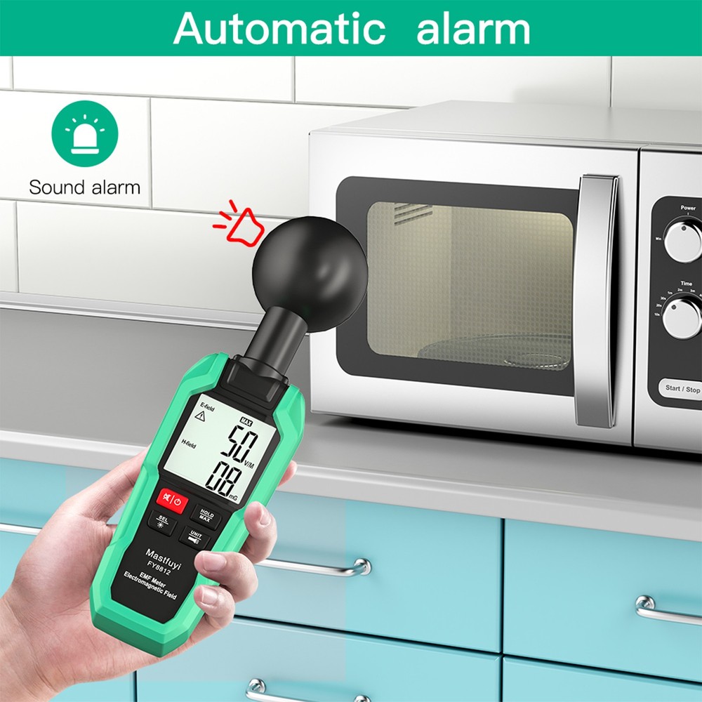 EMF Meter Electromagnetic Field Tester Electromagnetic Wave Radiation Detector