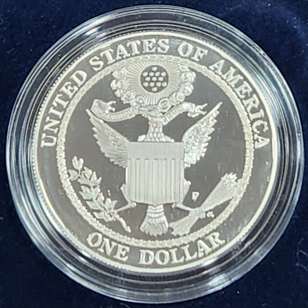 2008-P 🇺🇸 Bald Eagle Commemorative Silver PROOF Dollar 🇺🇸 90% Box OGP & COA