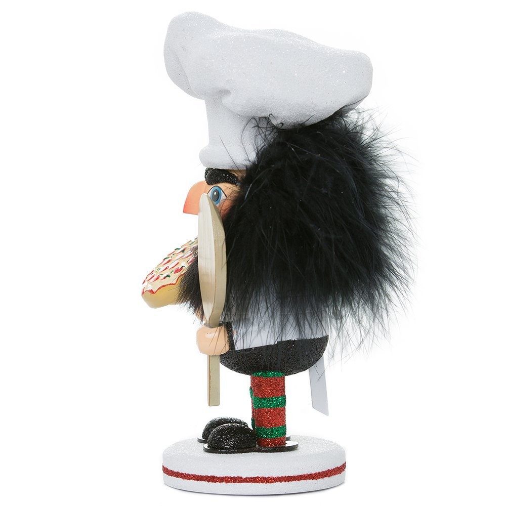 Kurt Adler HA0335 8" Hollywood Pizza Guy Nutcracker
