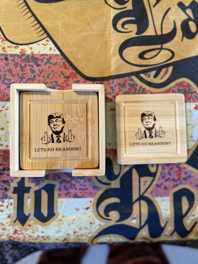 Let’s Go Brandon coasters