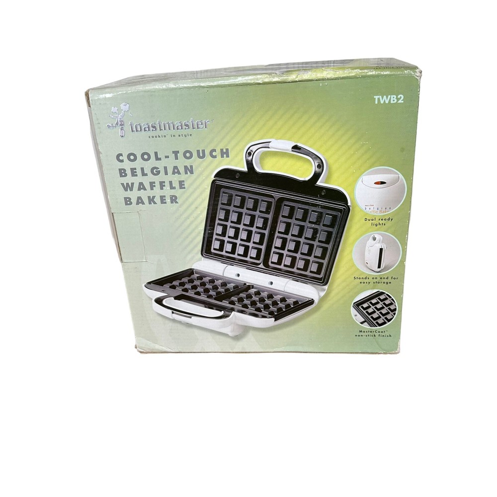 Toastmaster Cool-Touch Belgian Waffle Baker Model TWB2 Waffle Maker