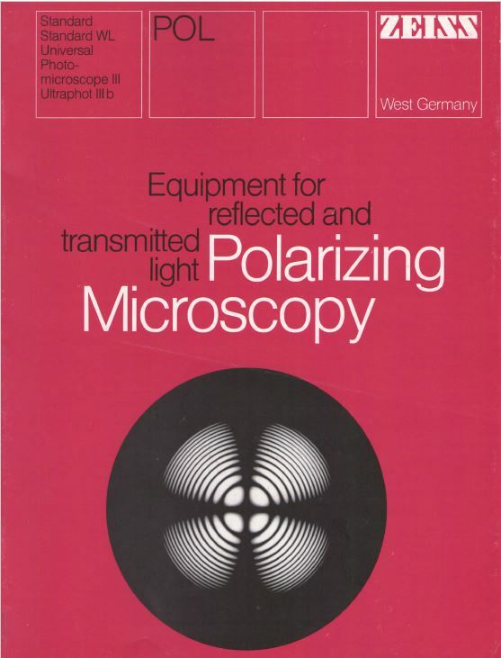 Zeiss Equipment for Polarizing Microscope Reflected & Transmitted Light on CD
