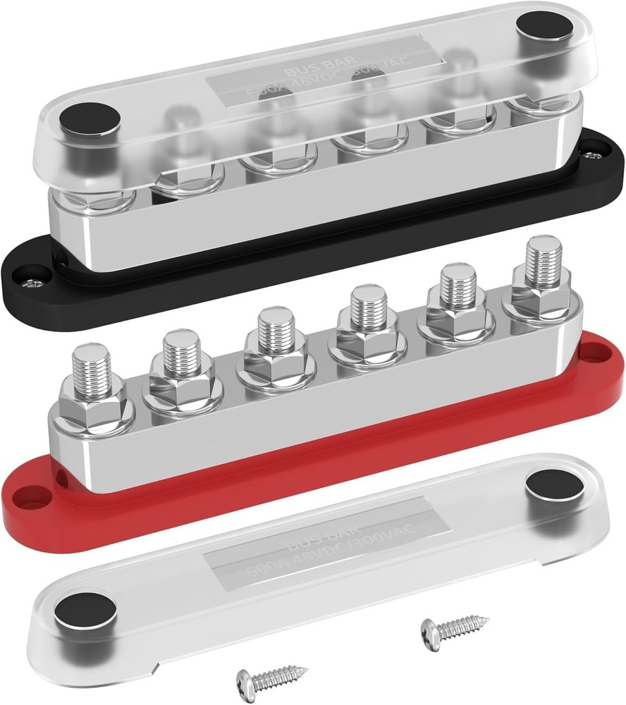 600A Power Distribution Block 12V Bus Bar Terminal