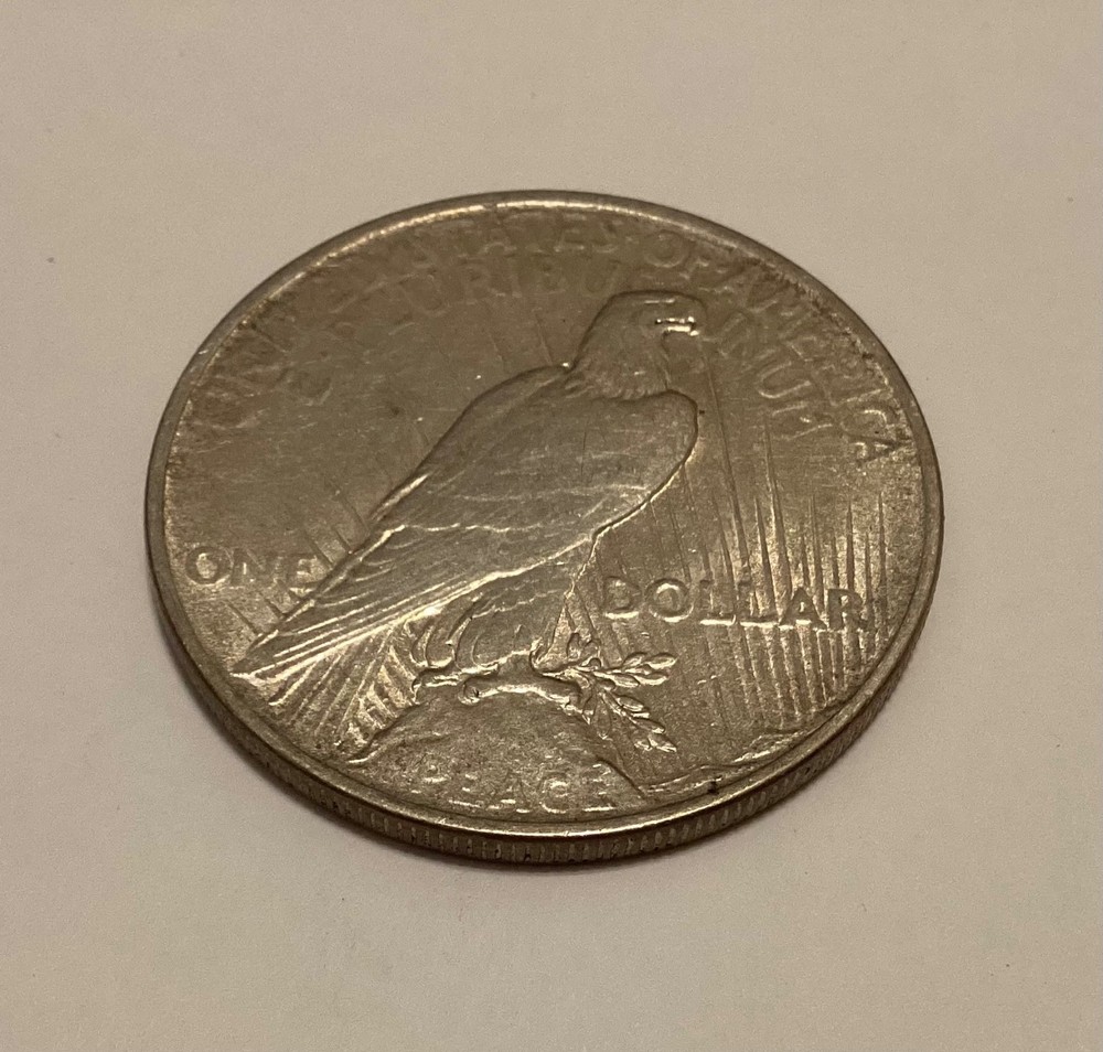 1922 Peace Silver Dollar Coin Circulated