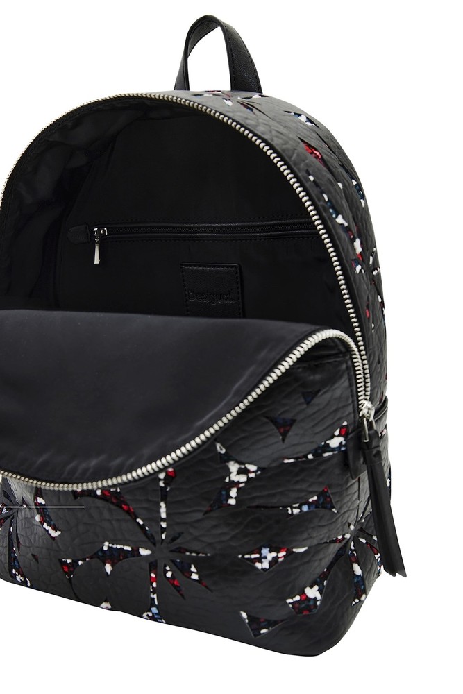 Desigual Small Die-Cut Flower Backpack