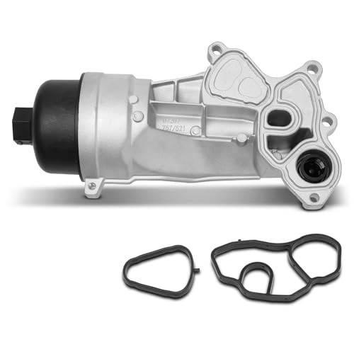 Engine Oil Filter Housing Adapter Assembly [with Gasket Kit] Compatible with