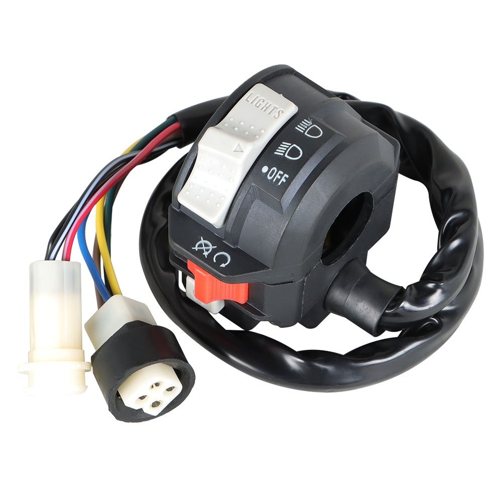 Left Handlebar Kill Switch Start Run Off Headlight Fit For Yamaha Moto 4 225
