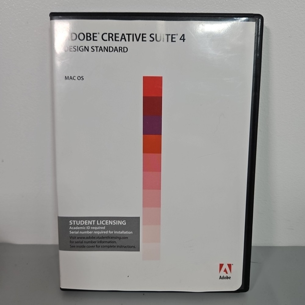 Adobe Creative Suite 4 Design Standard - For Mac - WITH Serial Number