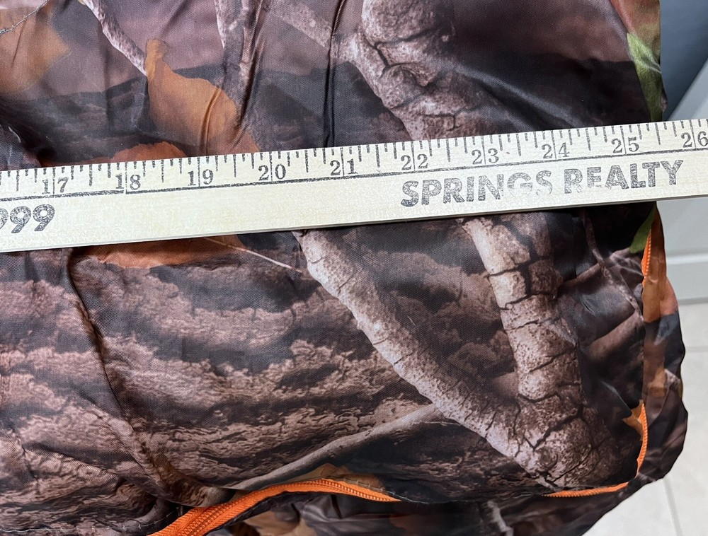 Camo Sleeping Bag New 6' x 50”Lightweight Polyester