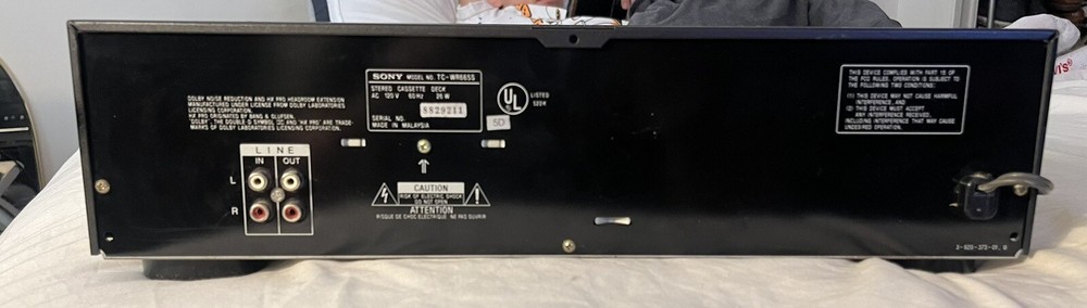 Sony TC-WR665S Cassette Player