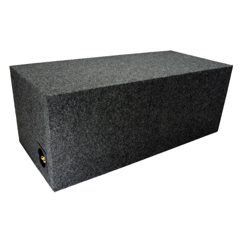 Car Audio Dual 10" Vented Subwoofer Stereo Sub Box Ported Enclosure Speaker