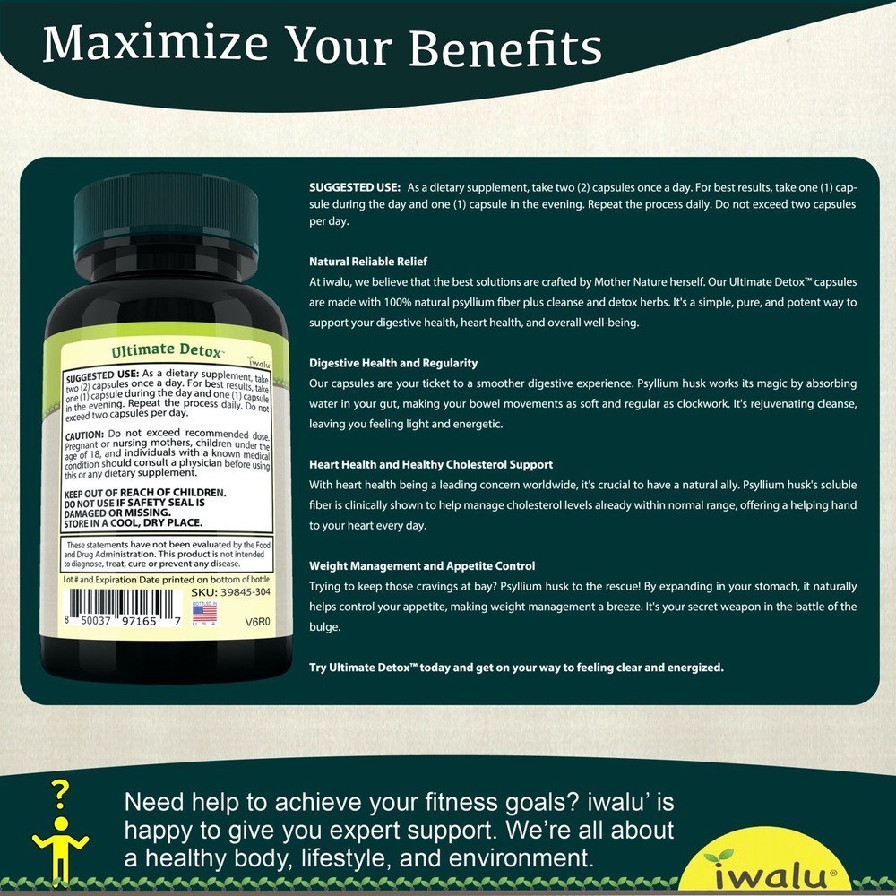 ULTIMATE DETOX | #1 Laxatives | *FAST FREE SHIPPING* Same Day