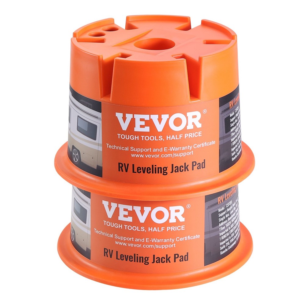 Trailer Jack Block, 2000 lbs Capacity per RV Leveling Block, High-quality Polypr