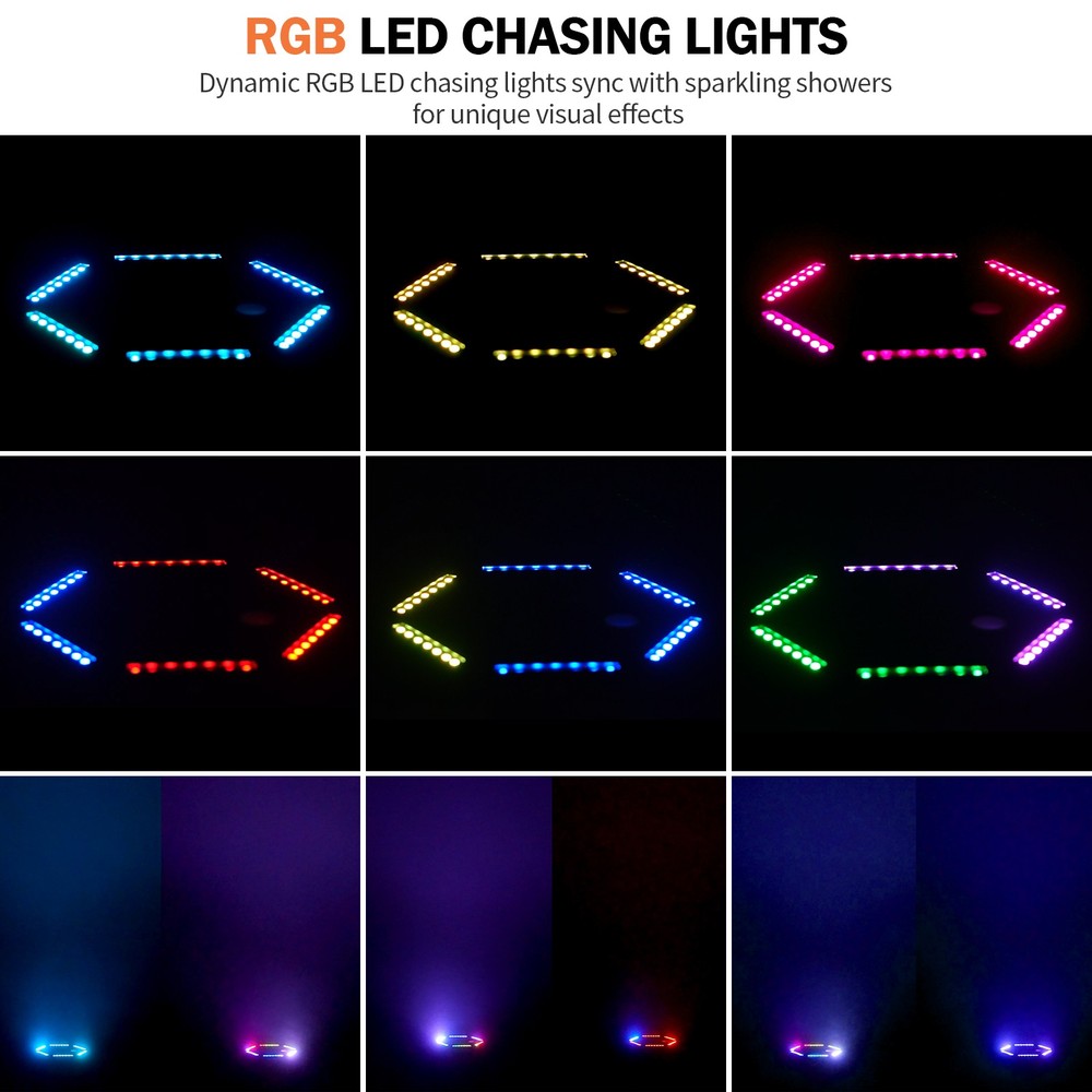 1200W Cold Spark Machine Stage Effect DMX Firework Machine Open/Ending Ceremony