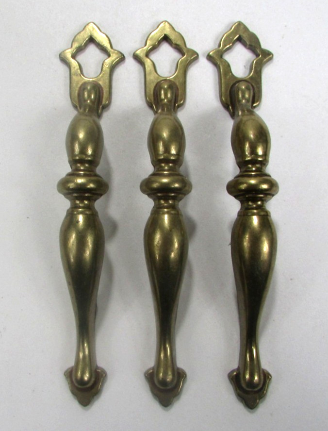 3 xVtg 5.75"" Door Handle Pulls Victorian Style Kitsch