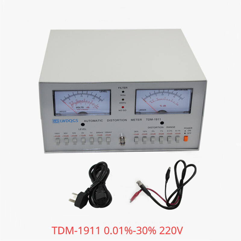TDM-1911 Automatic Distortion Meter Audio Signal Distortion Analyzer 0.01%-30%·-