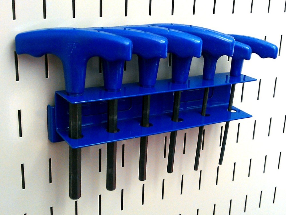 Pegboard Screwdriver Holder Bracket Slotted Metal Pegboard Accessory Pegboard...