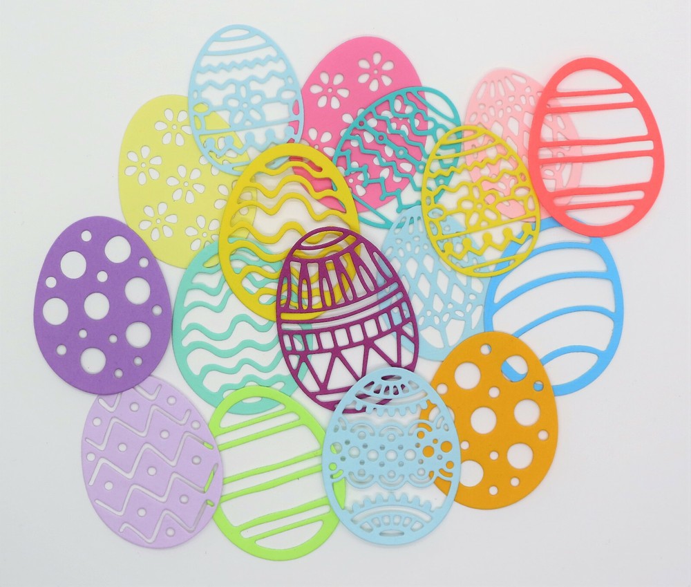 Intricate Medium Egg Eggs Easter Paper Die Cut
