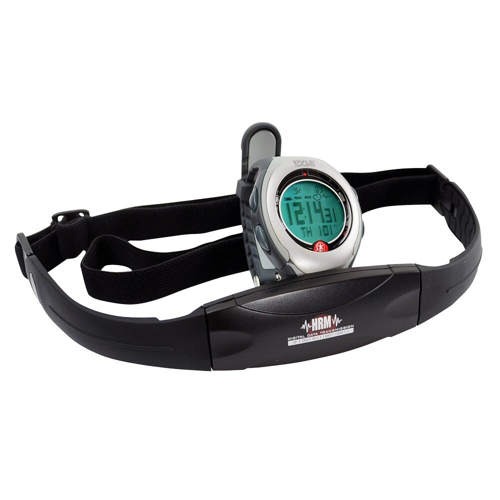 Pyle Digital Biking/Running Watch-Bicycle Adaptor, Pulse, Chronograph, Pedometer