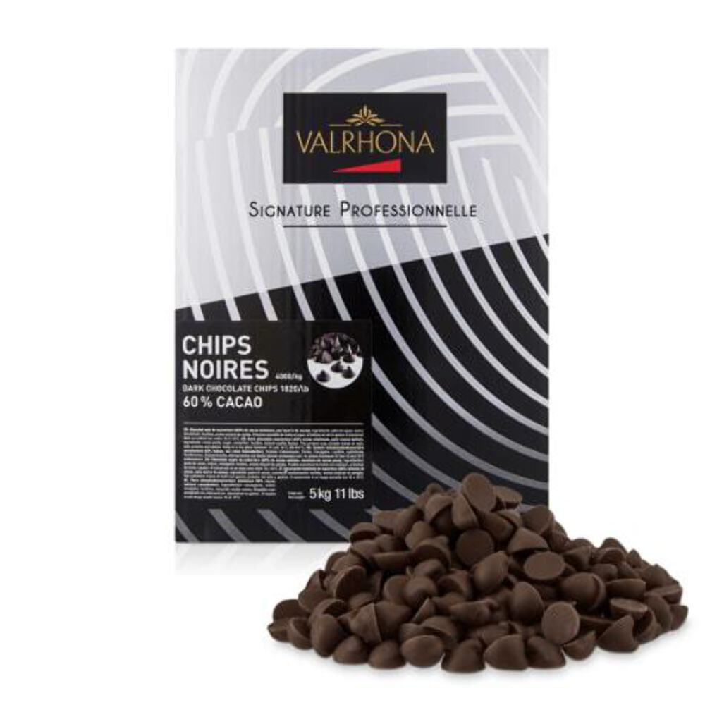 Valrhona 60% French Dark Chocolate Baking Chips